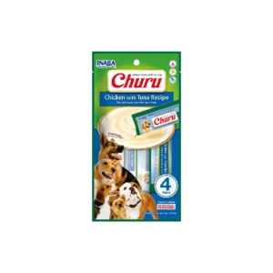 CHURU DOG 4 PIEZAS POLLO Y ATÚN